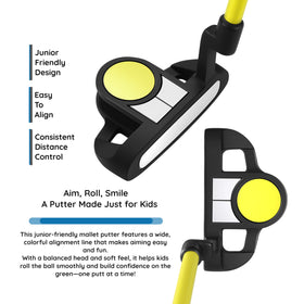 PGF Gold TP JR 4-club set fits ages 4–7 and 40–50 inches.