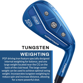 PGF Gold TP Pro hollow-body iron 6 shows enlarged sweet spot for forgiveness