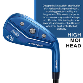 PGF Gold TP Pro iron 6 profile view for confident mis-hit performance