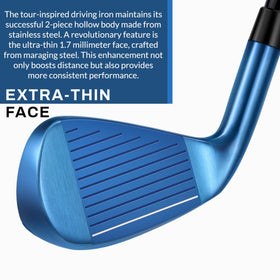 PGF Gold TP Pro iron 6 tungsten weighting for stability
