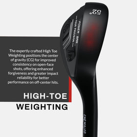 PGF Gold TP Black Stainless finish on a modern wedge
