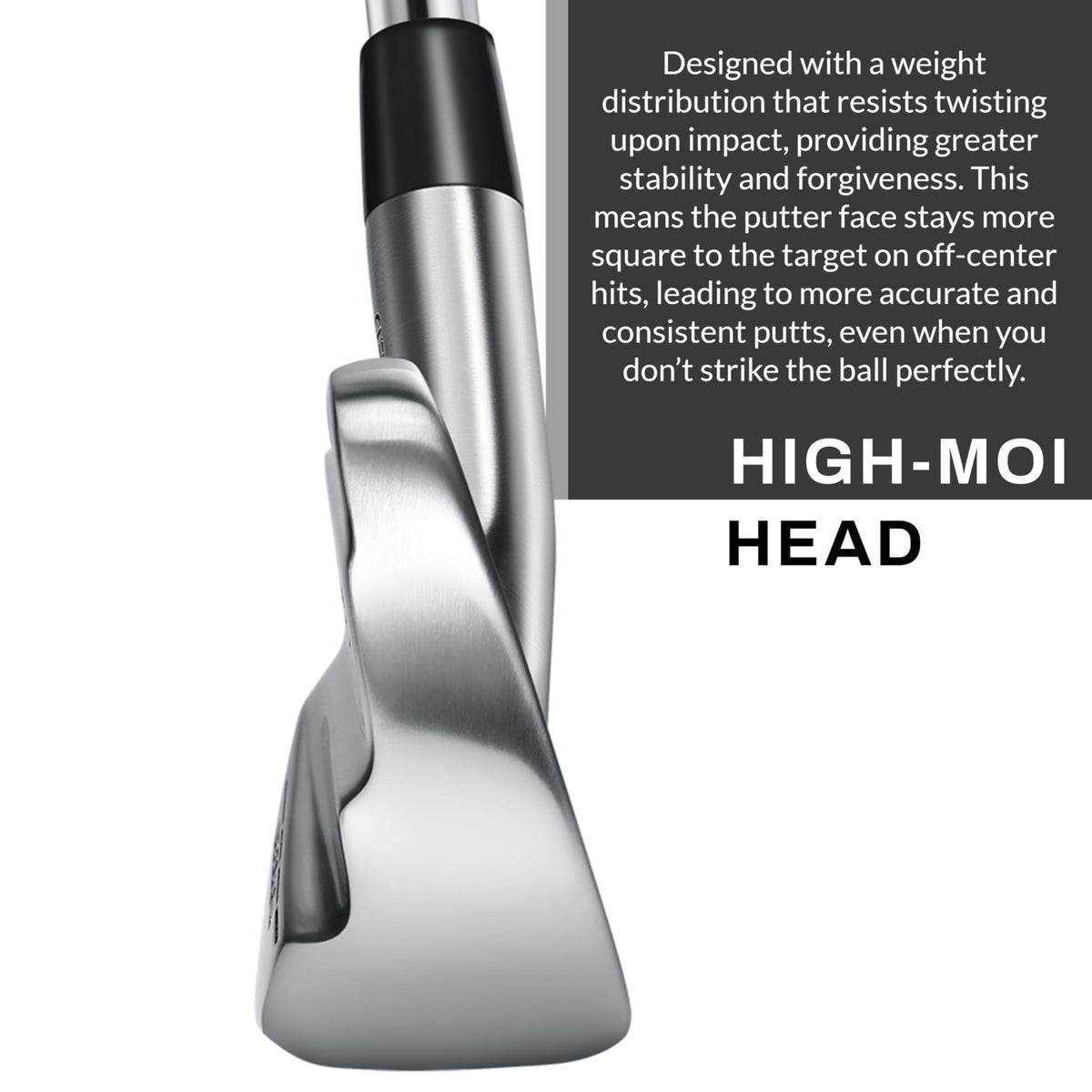 PGF Mustang Horsepower Pro driving iron face close-up highlights thin 1.7mm design