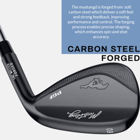 PGF Mustang Sand Wedge in action during a bunker flop shot