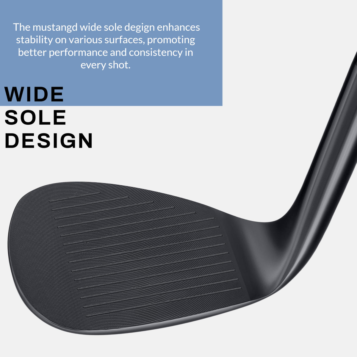 PGF Mustang 54-degree right-handed wedge delivers reliable distance control.