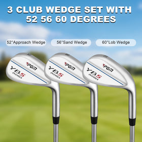PGM 3-Club Wedge 60° Lob Flop for high loft shots with smooth control.
