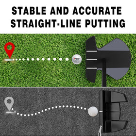 PGM 34-inch Zero Torque Putter offers high forgiveness to reduce twist on off-center hits.