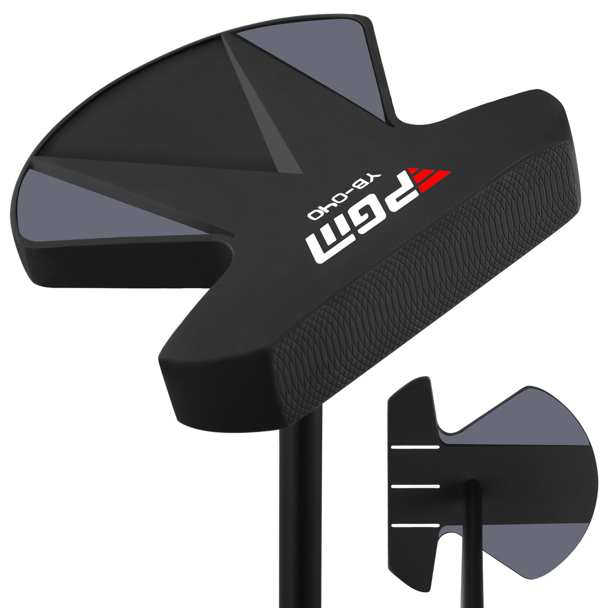 PGM 34-inch Zero Torque Putter with toe-hang supports straight-back putting for stability.