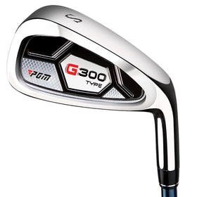 PGM 43° pitching wedge club head forgiving design promotes consistent contact.