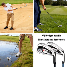 PGM stainless steel head delivers durability and solid feel at impact.