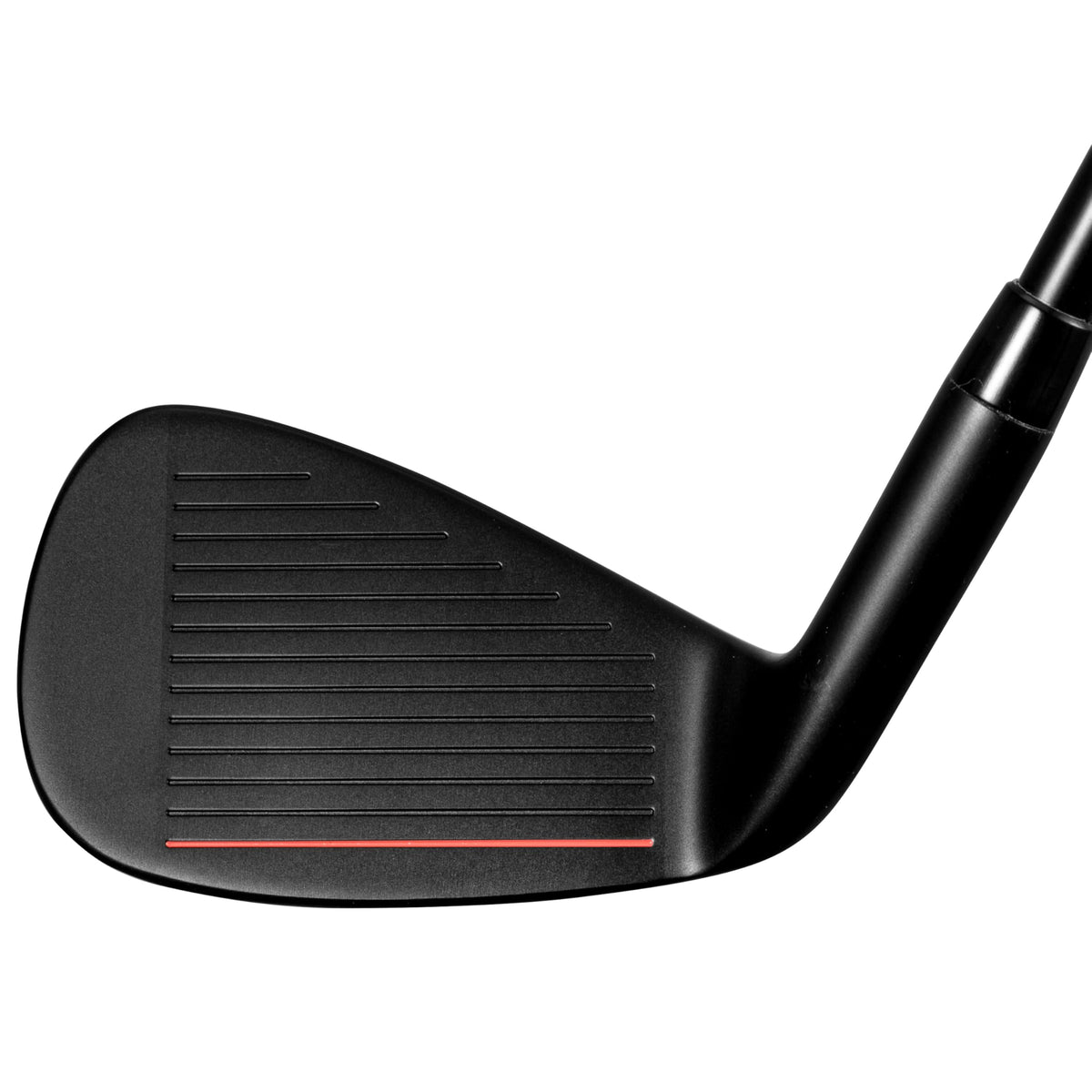 PGM 7 iron stainless head offers forgiveness on off-center hits.