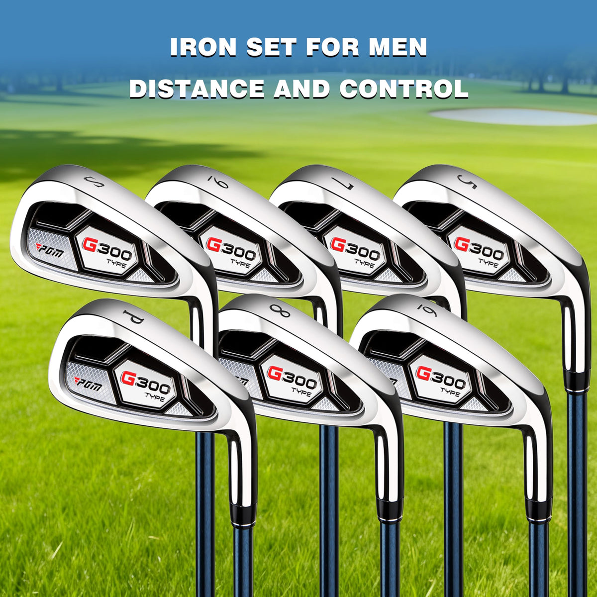 PGM 8 Iron stable turf interaction for dependable contact