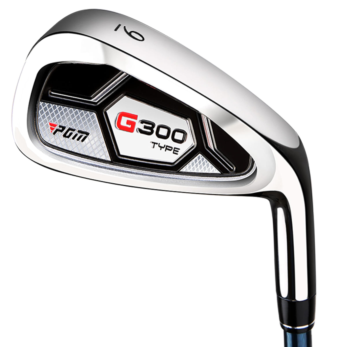 PGM 9 Iron graphite shaft closeup highlighting smooth swing potential and control.