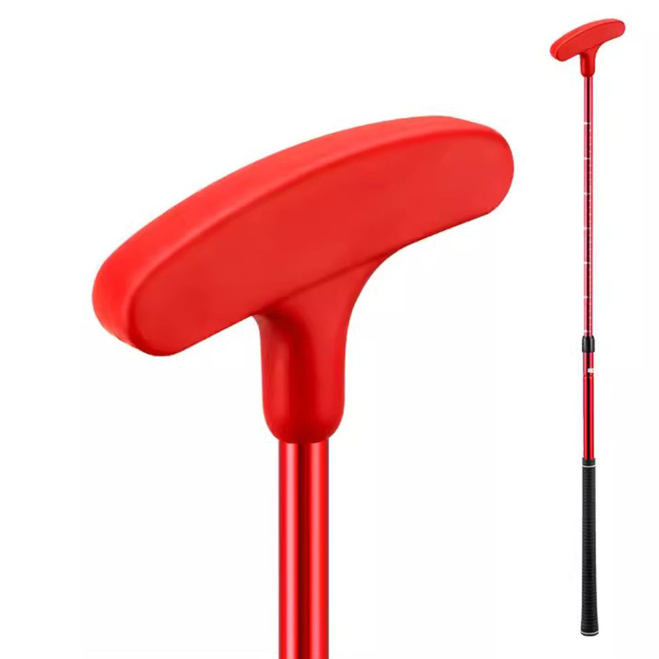 PGM adjustable two-way golf putter length-scale for precise setup