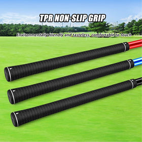 Aluminum alloy shaft provides light, sturdy performance with reduced flex