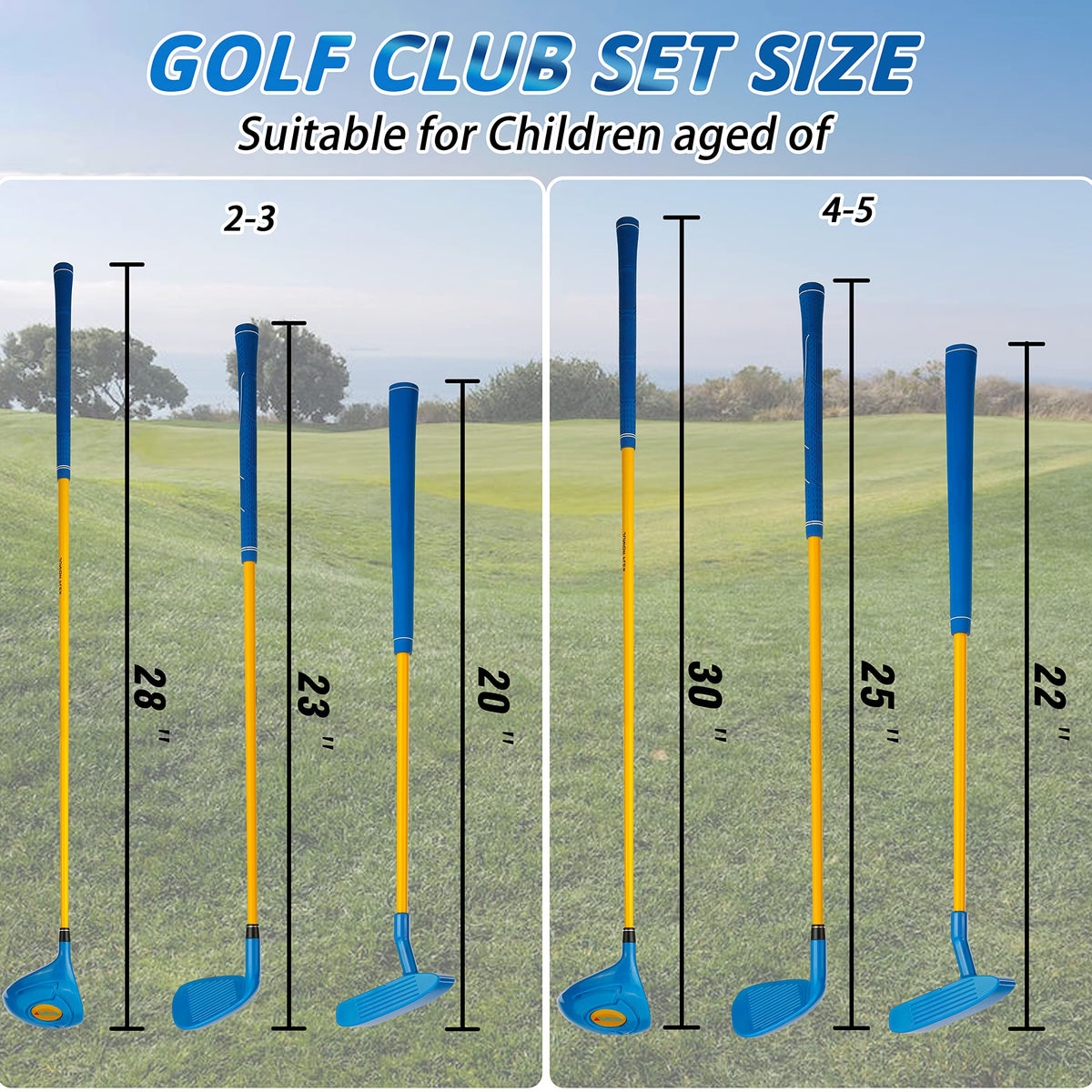 PGM set available in multiple colors to match kid's preferences