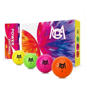 PGM Distance orange glossy ball for quick tracking on sunny fairways