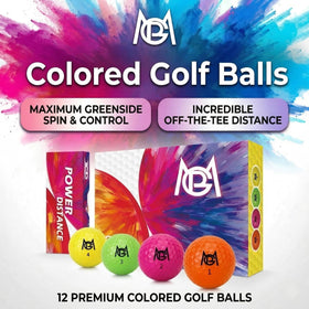 PGM Distance yellow glossy ball with high visibility in bright light