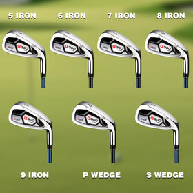 PGM ergonomic anti-slip grip for secure, comfortable handling on the course.