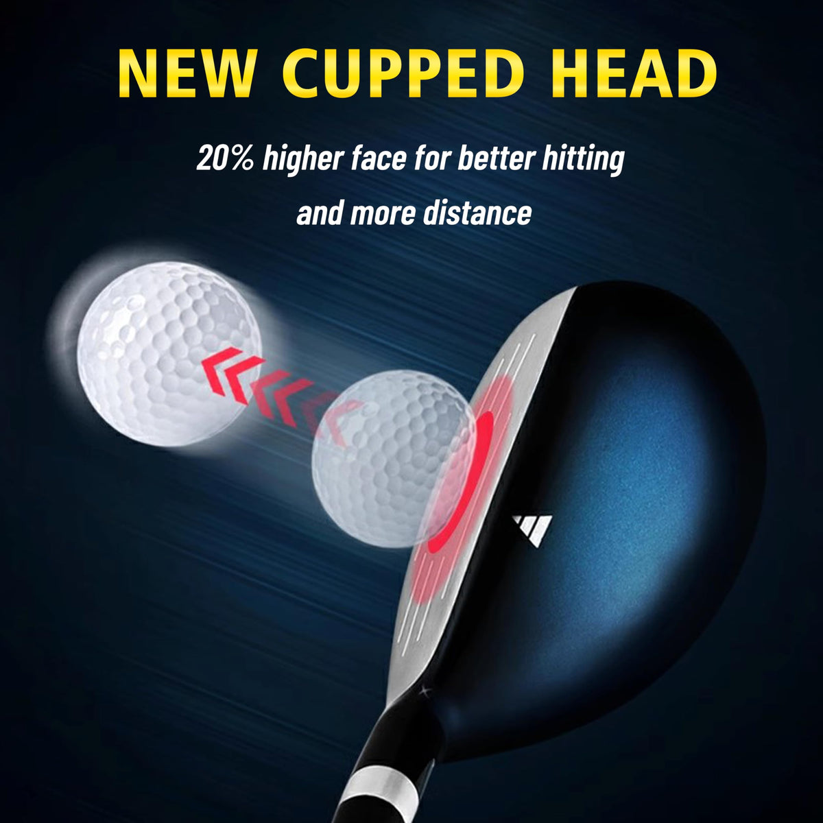 PGM G300 65g graphite shaft enables faster swing speed and control.