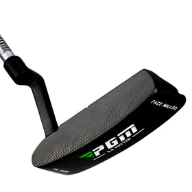 PGM Golf Club Putter head close-up shows CNC engraving for precision