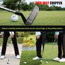 PGM wide sole design glides through tough lies for cleaner contact