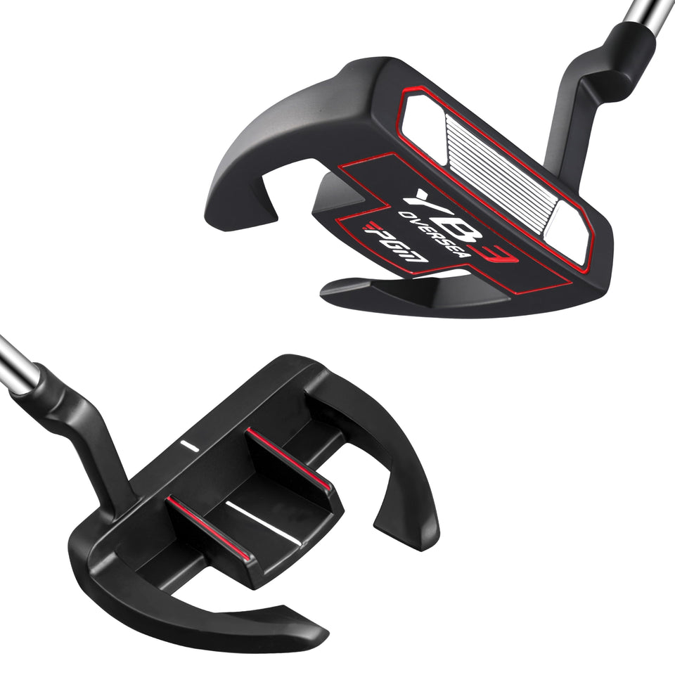 PGM golf putter alignment guide demonstrates precise targeting for right-handed players