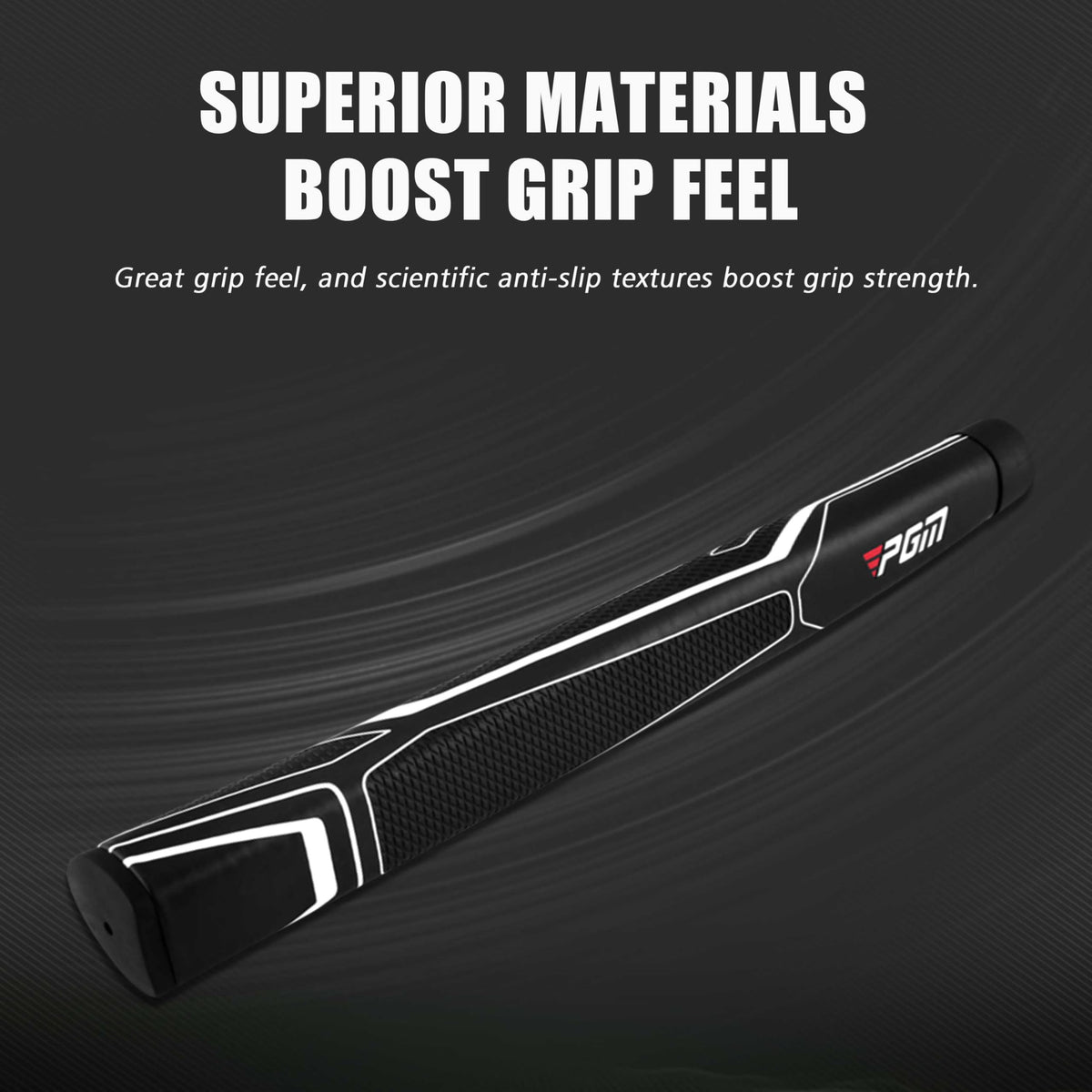 PGM Golf Putter dual-direction milled face supports reliable forward roll.