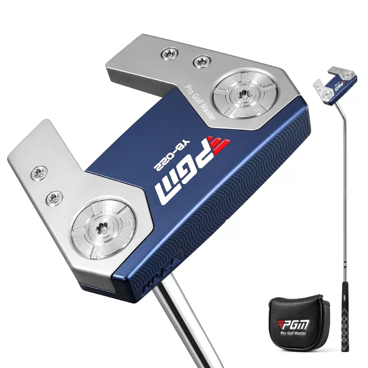 PGM golf putter with headcover protects the club during storage and transport