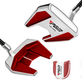 PGM golf putter mallet with easy alignment for improved accuracy on greens.