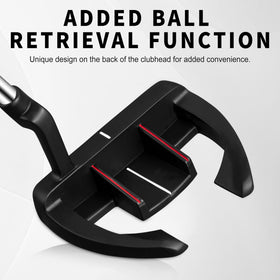 PGM golf putter non-slip grip delivers reliable control in all weather conditions