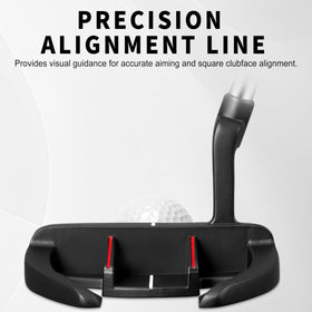 PGM putter’s single-line alignment aids precise aiming.