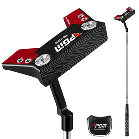 PGM golf putter with headcover for quick alignment and protection