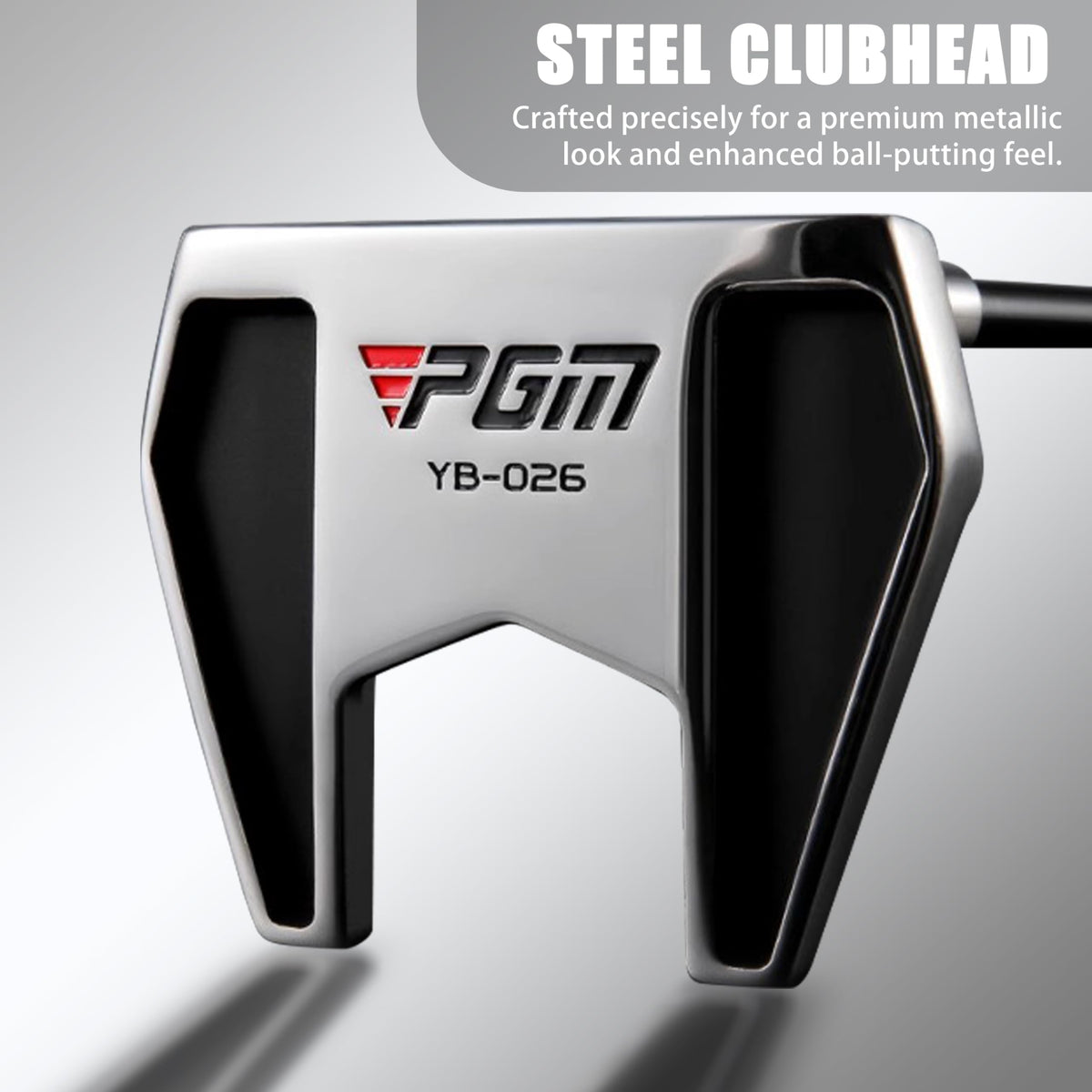 PGM Golf Standing Putter low center of gravity for stability on greens.