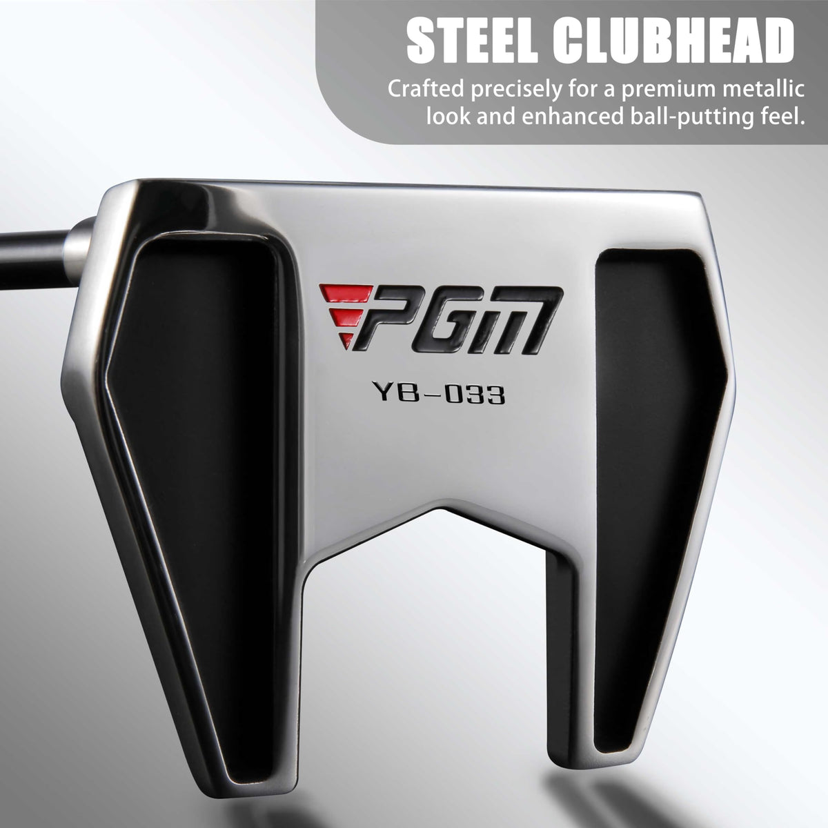 PGM Golf Standing Putter white alignment line to aid precise aiming