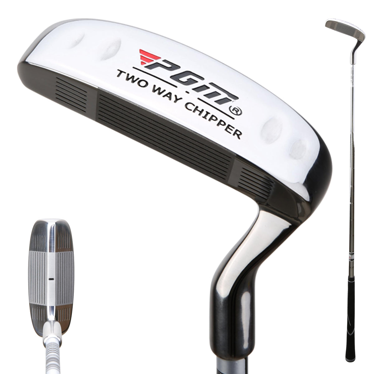 PGM Golf Two-Way Chipper Head enables precise chip shots.