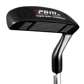 PGM Golf Two-Way Chipper range practice image highlights grip comfort and stability.