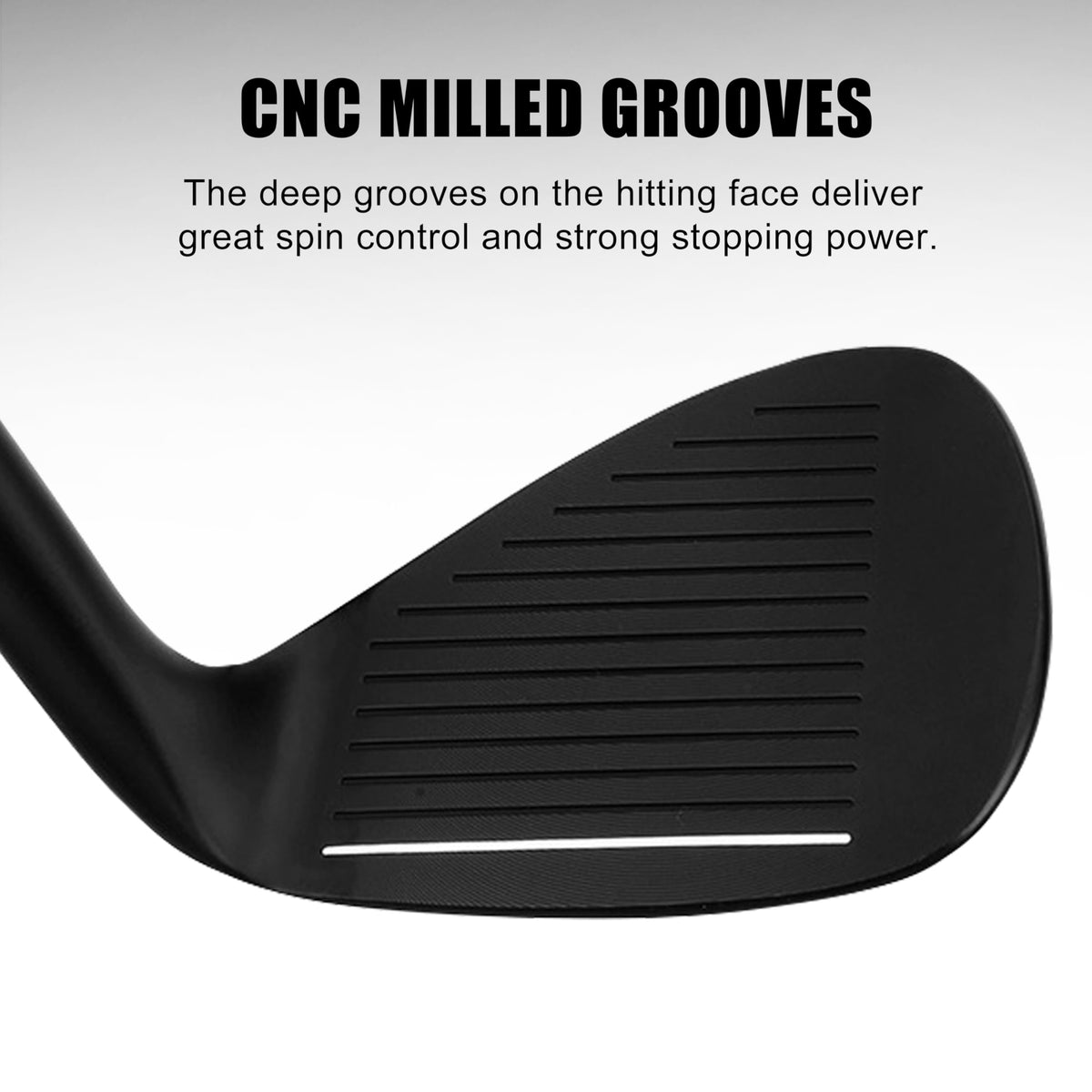 PGM Golf wedge 56-degree with CNC milled face for spin and control.
