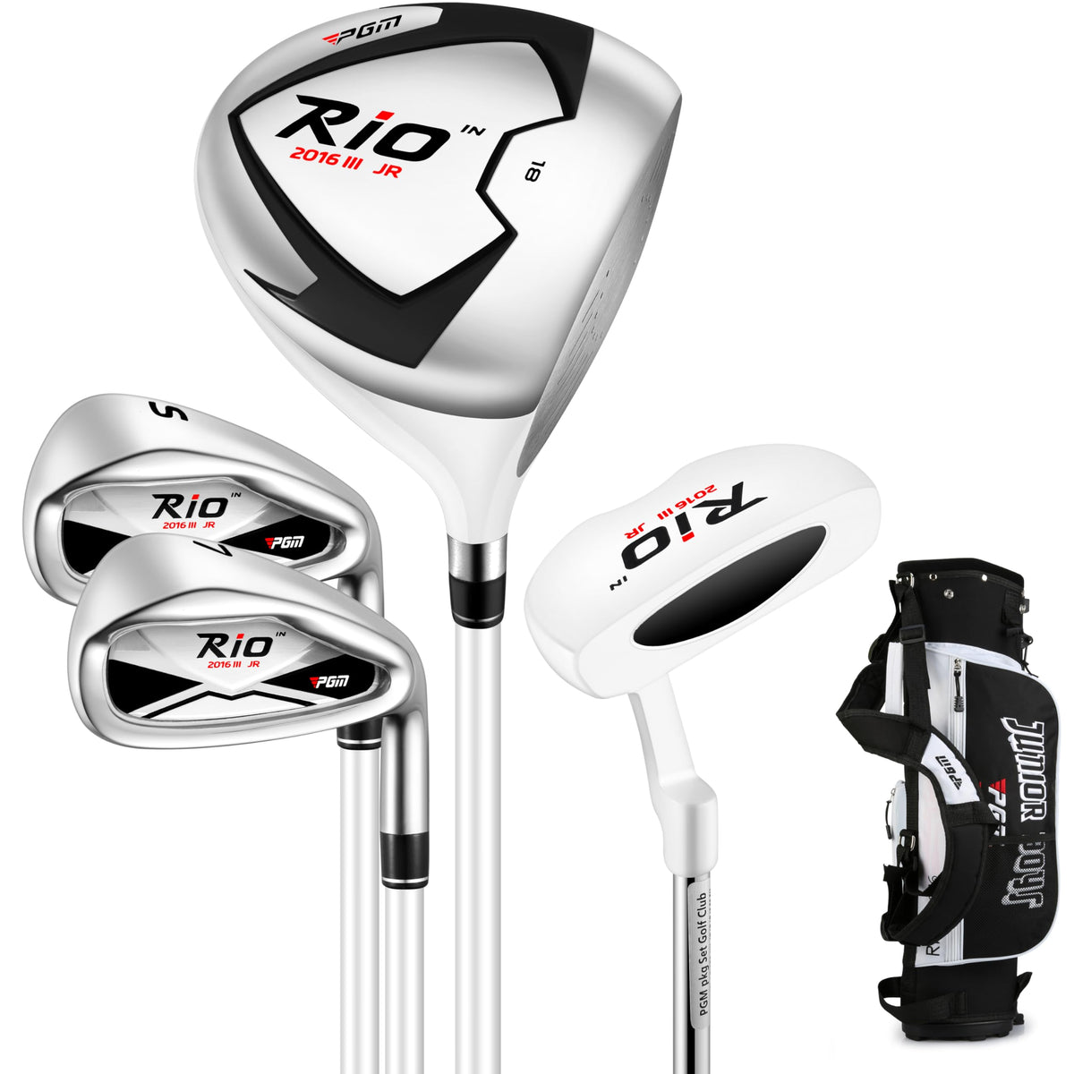 PGM Junior 360cc driver with wide face for easier aiming and longer shots.