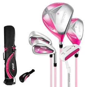 PGM Junior Golf Set full view with stand bag for easy transport.