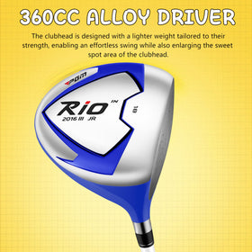 PGM junior irons 7-S with forgiving face for accuracy