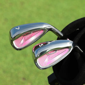 PGM junior wood and hybrid closeup showing flexible shafts for kids.
