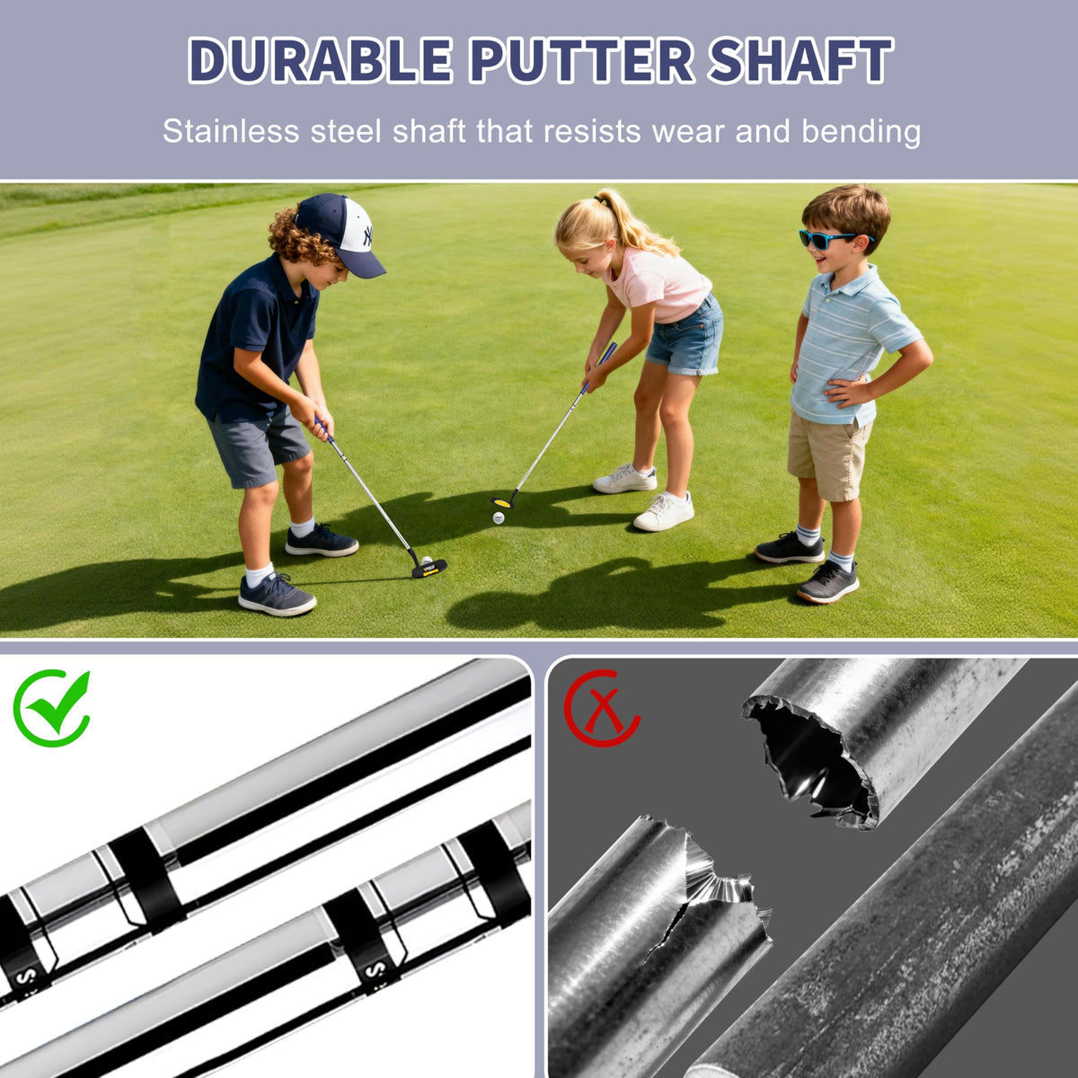 PGM junior putter colorful design adds fun to practice