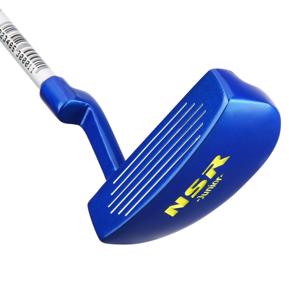 PGM junior left-handed putter with alignment lines aiding young players' aim