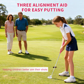 PGM junior youth putter with alignment lines aids aiming on short putts