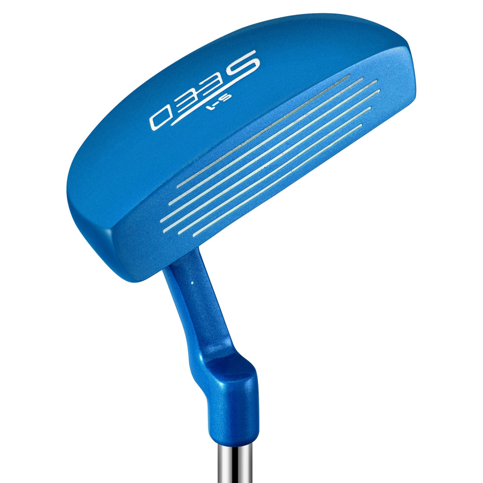 PGM Junior Youth Putter with mallet head and alignment lines boosts accuracy for young players