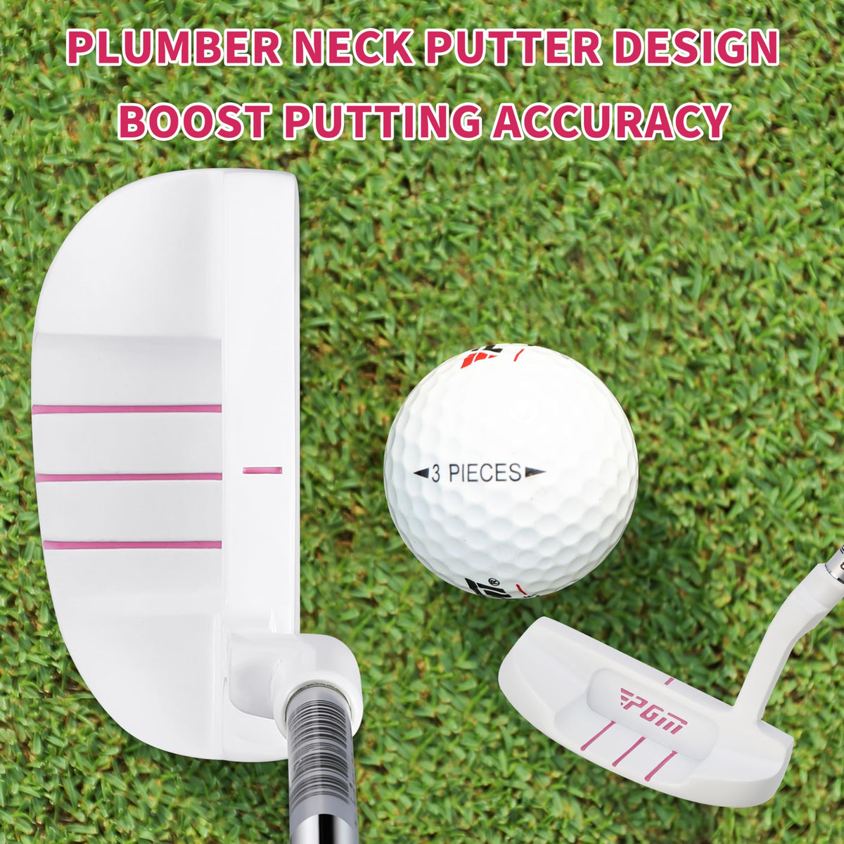 PGM junior youth putter ready for indoor and outdoor practice with family games
