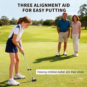PGM Kids Junior Putter alignment lines aid aiming on short and mid putts
