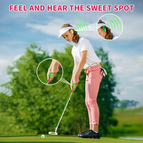PGM Kids Junior Putter lightweight head promotes forgiving putts