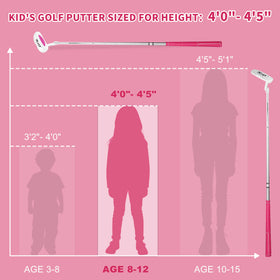 PGM Kids Junior Putter soft grip reduces hand fatigue during practice