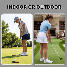 PGM kids putter durable stainless shaft resists bending during play